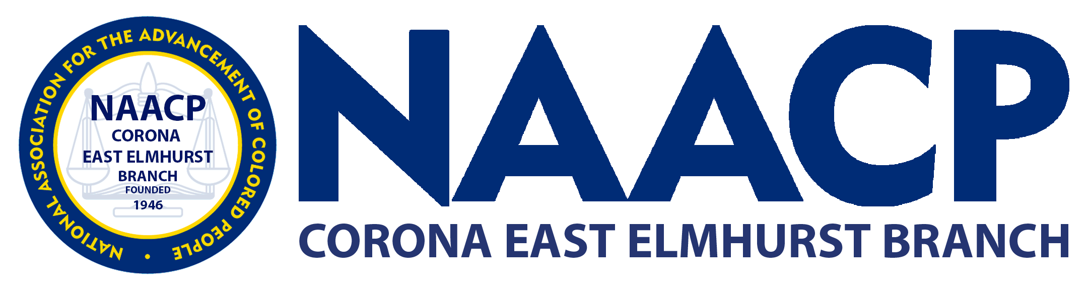 NAACP-Corona East Elmhurst Branch logo_blue